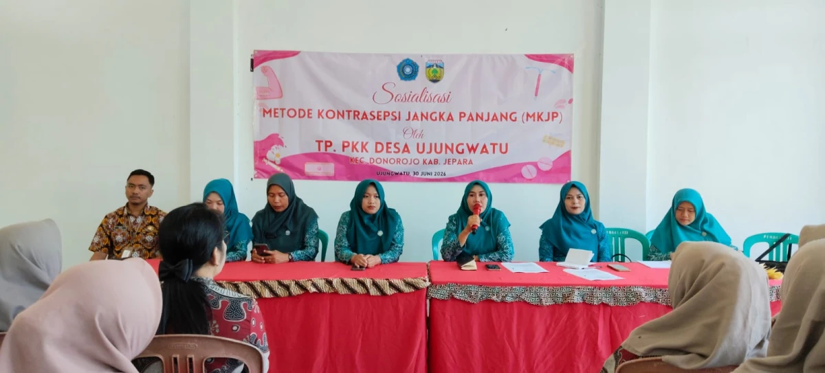 Dalam rangka meningkatkan pemahaman tentang Alat Kontrasepsi pada masyarakat maka, TP.PKK Desa Ujungwatu mengadakan Sosialisasi MKJP