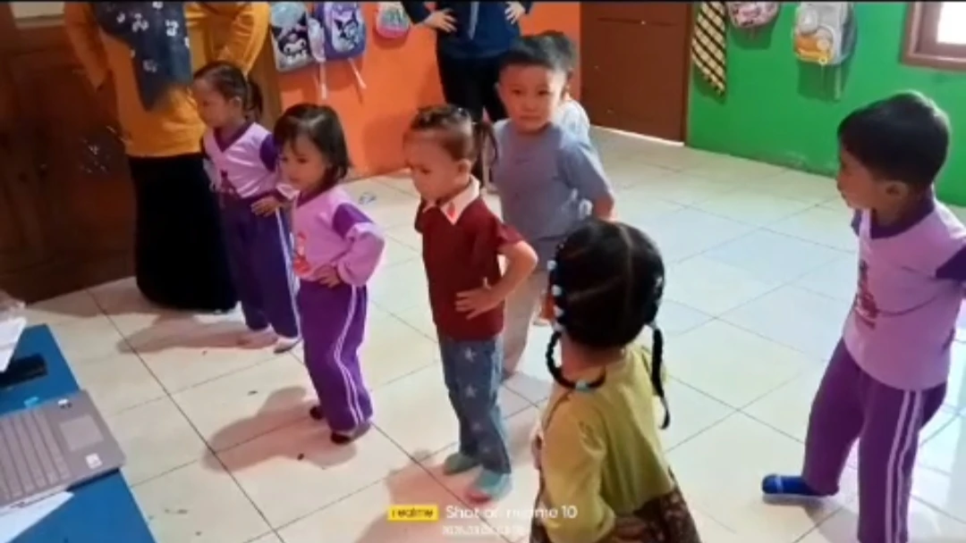 SENAM SEHAT GEMBIRA POS PAUD NGUDI KAWERUH DESA TIGAJURU