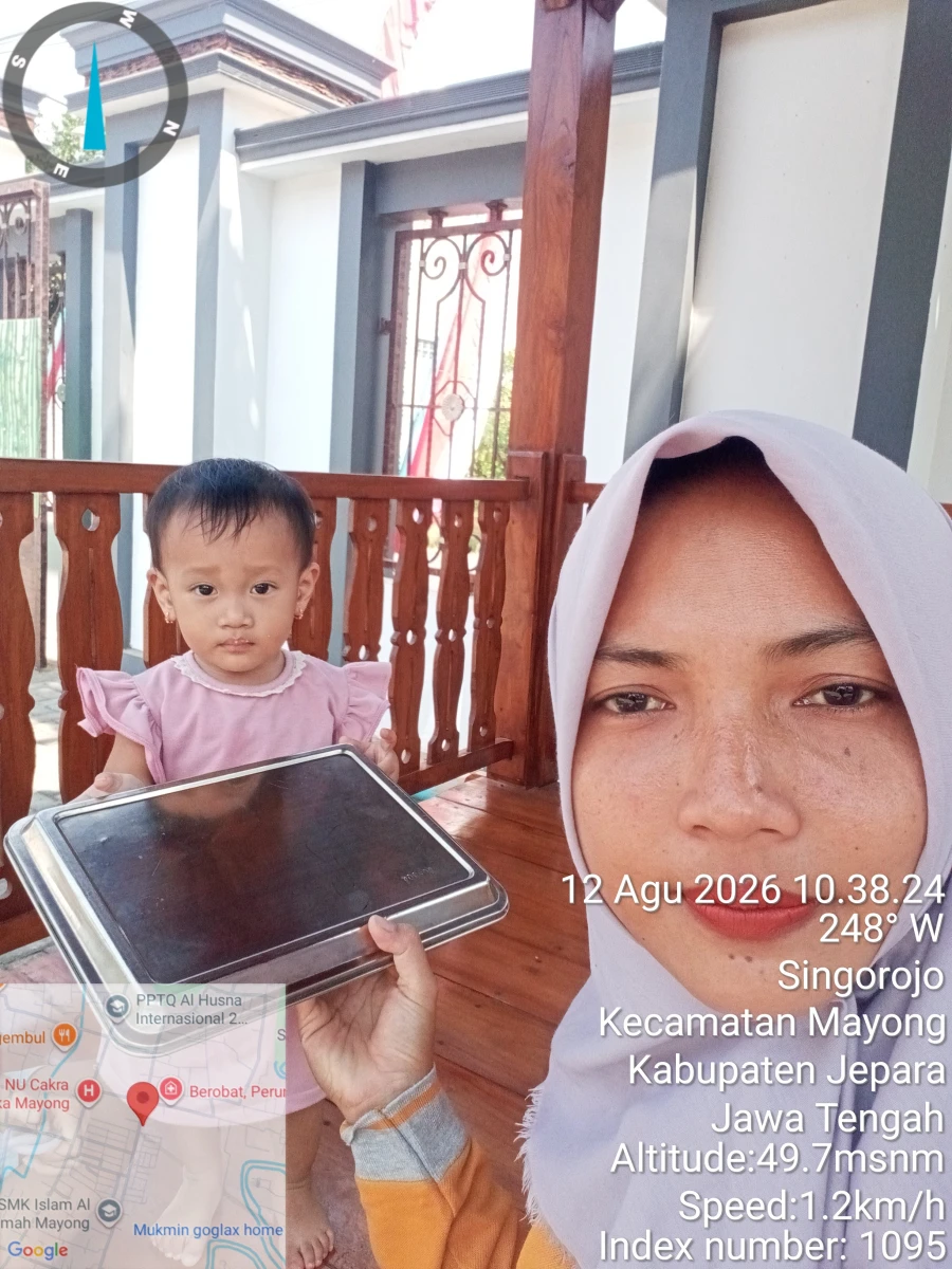 Pendistribusian MBG 3B Balita Posyandu Anggrek 1