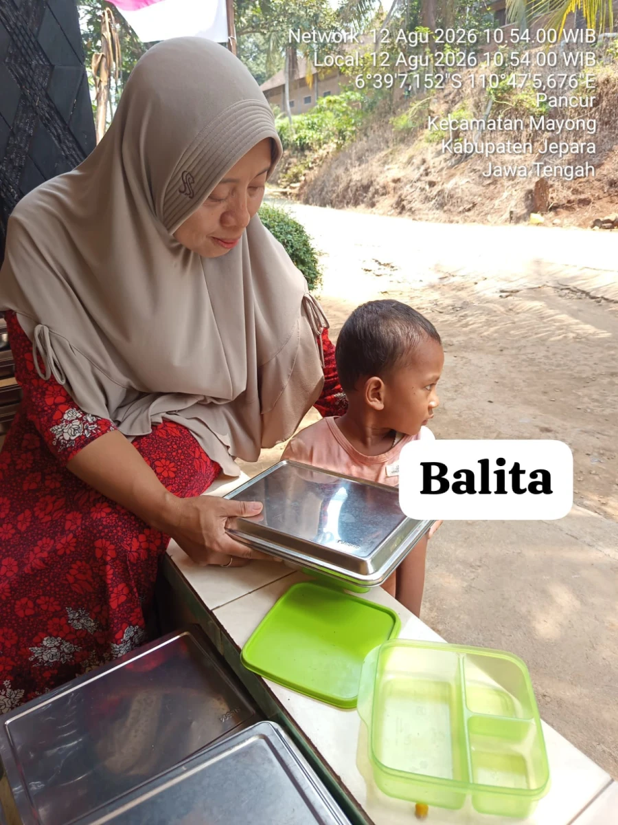 Pemberian MBG  bagi anak balita posyandu assyifa Tamansari  2026