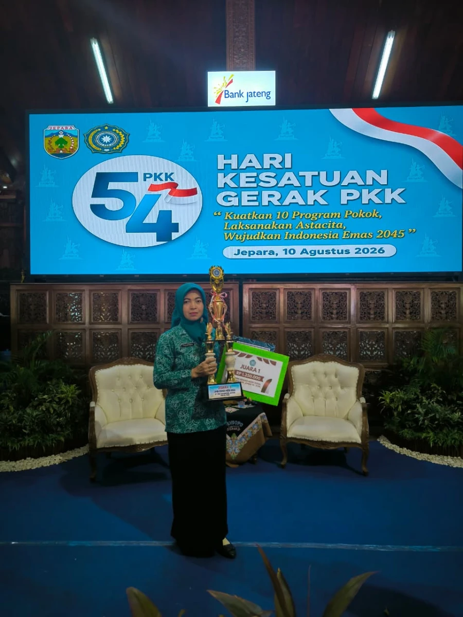 TP PKK Kecamatan Mlonggo Raih Juara 1 Lomba Edukasi Media Sosial PKK Kabupaten Jepara 2026