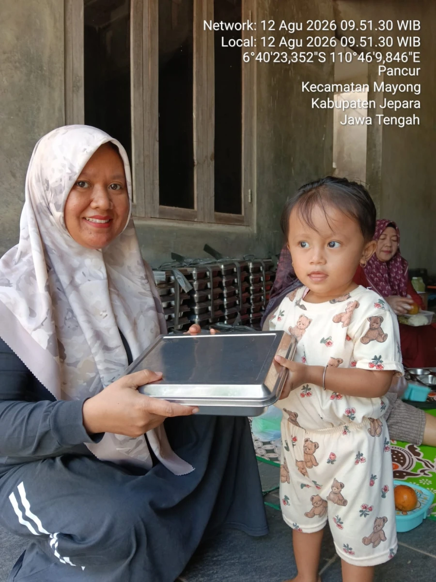 Pemberian MBG  anak balita posyandu sinar putra 2026