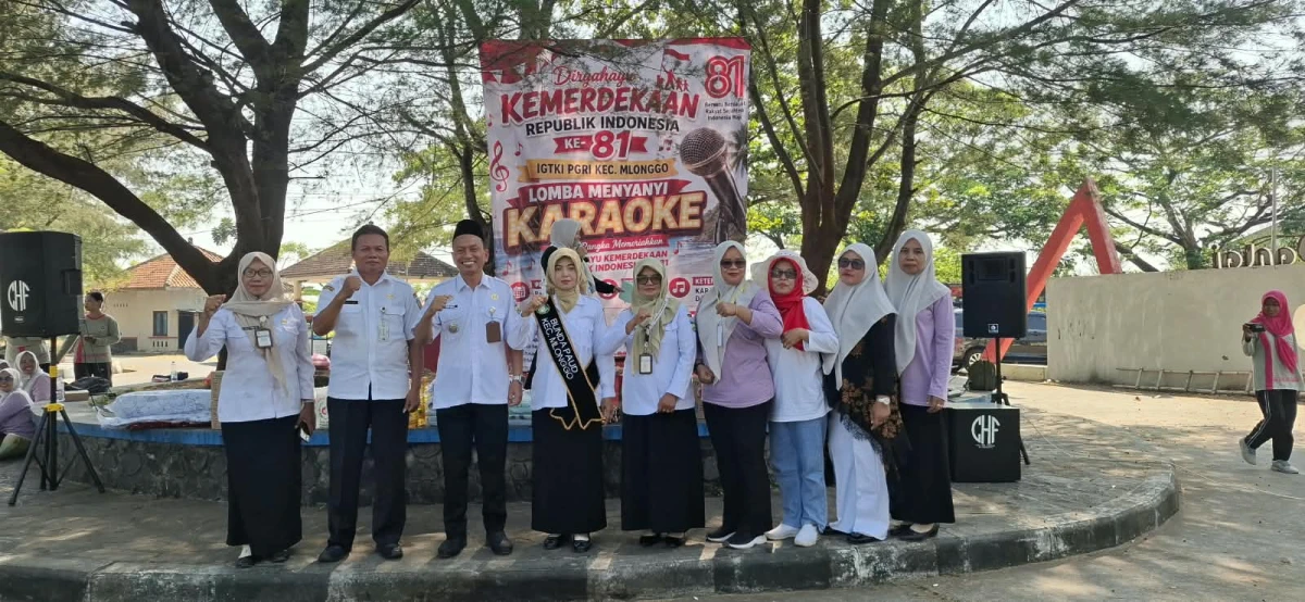 Semarak Kemerdekaan, Bunda PAUD Kecamatan Mlonggo Hadiri Pembinaan dan Lomba Menyanyi IGTKI PGRI Kecamatan Mlonggo