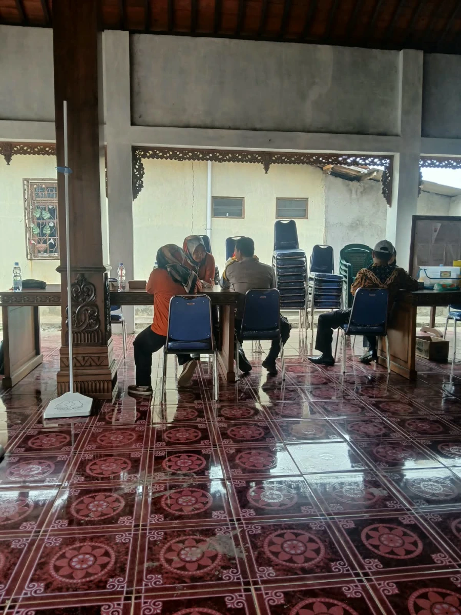 Kegiatan cek kesehatan gratis(CKG) dibaledesa pelang
