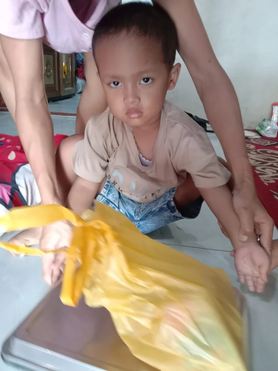 Pendistribusian MBG untuk anak balita posyandu teratai 2 2026