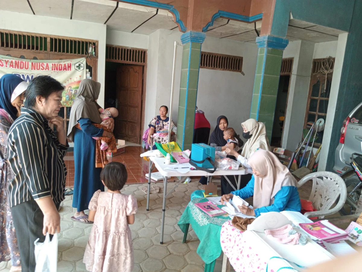POSYANDU NUSA INDAH RW 04 DI RUMAH BP ARIFIN RABU, 12 AGUSTUS 3026