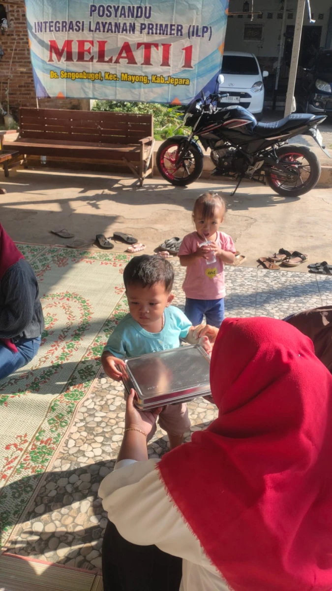 Distribusi MBG B3 posyandu melati 1 hari kamis tgl 13 Agustus 