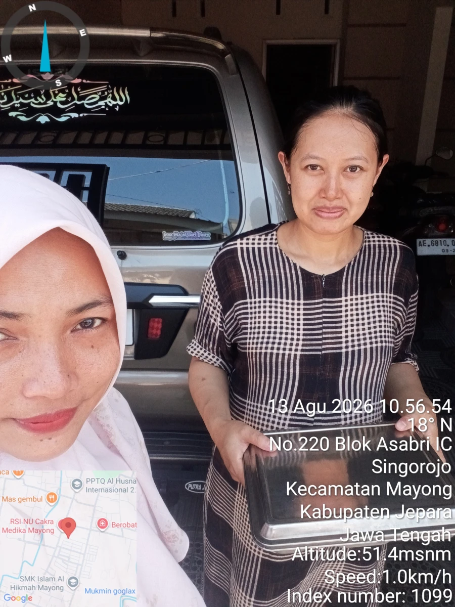 Pendistribusian Makanan Bergizi Gratis (MBG) 3B Ibu Hamil di Posyandu Anggrek 1