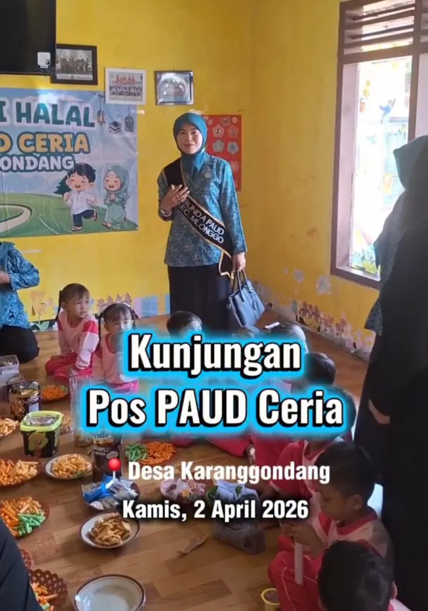 Kunjungan Bunda PAUD ke Pos PAUD Ceria