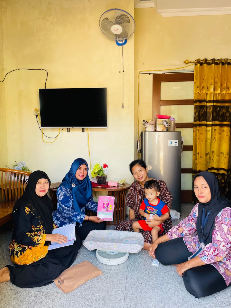 Kunjungan Rumah Oleh Kader TPK Terhadap Balita 