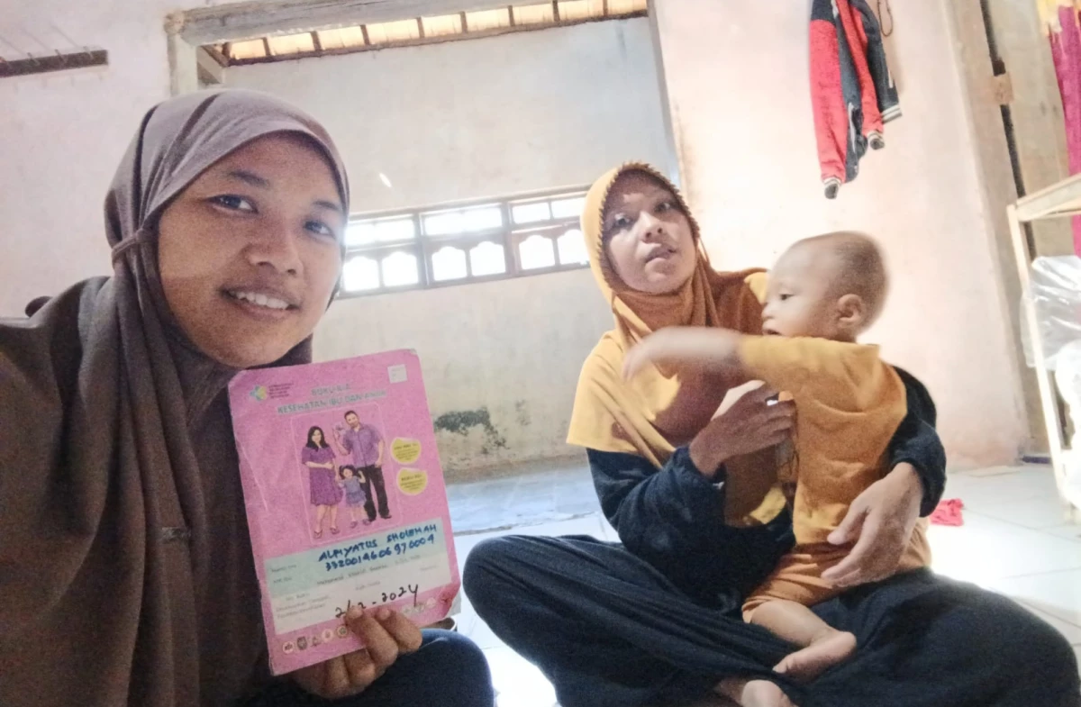 Kunjungan Baduta Tim Pendamping Keluarga Desa Rajekwesi 