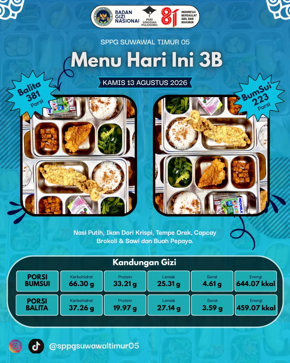 MAKANAN BERGIZI GRATIS (  MBG  ) 