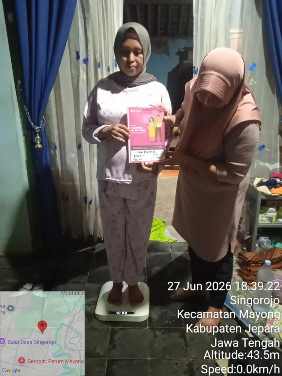Kunjungan Kader TPK kepada Ibu Hamil RT 05/RW 02