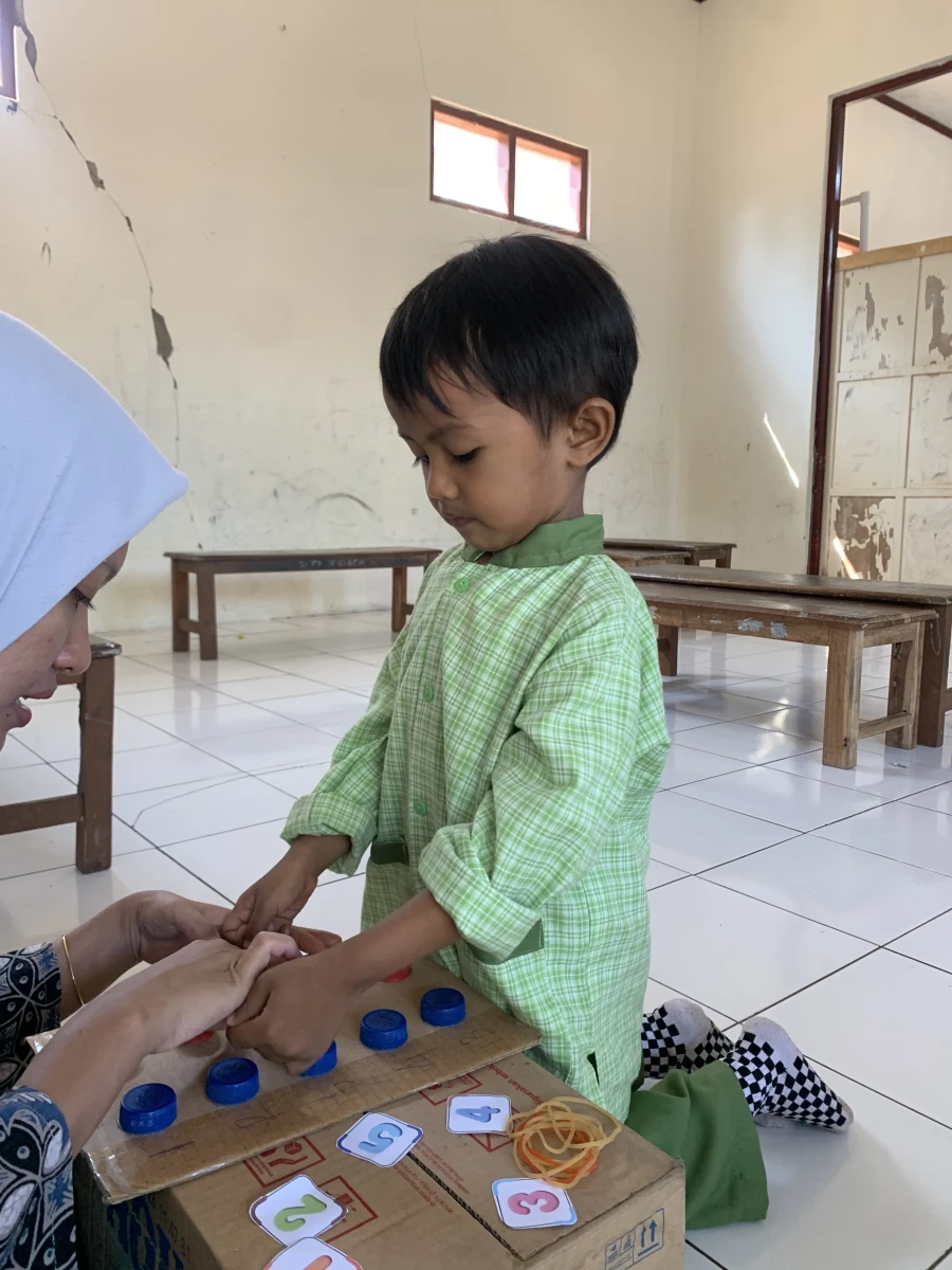 Kegiatan pos paud Miftahul huda