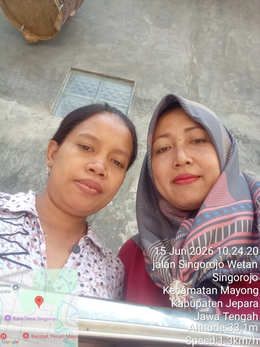 Kunjungan Kader TPK kepada Balita Rezekiatussafa’ah RT 05/RW 02