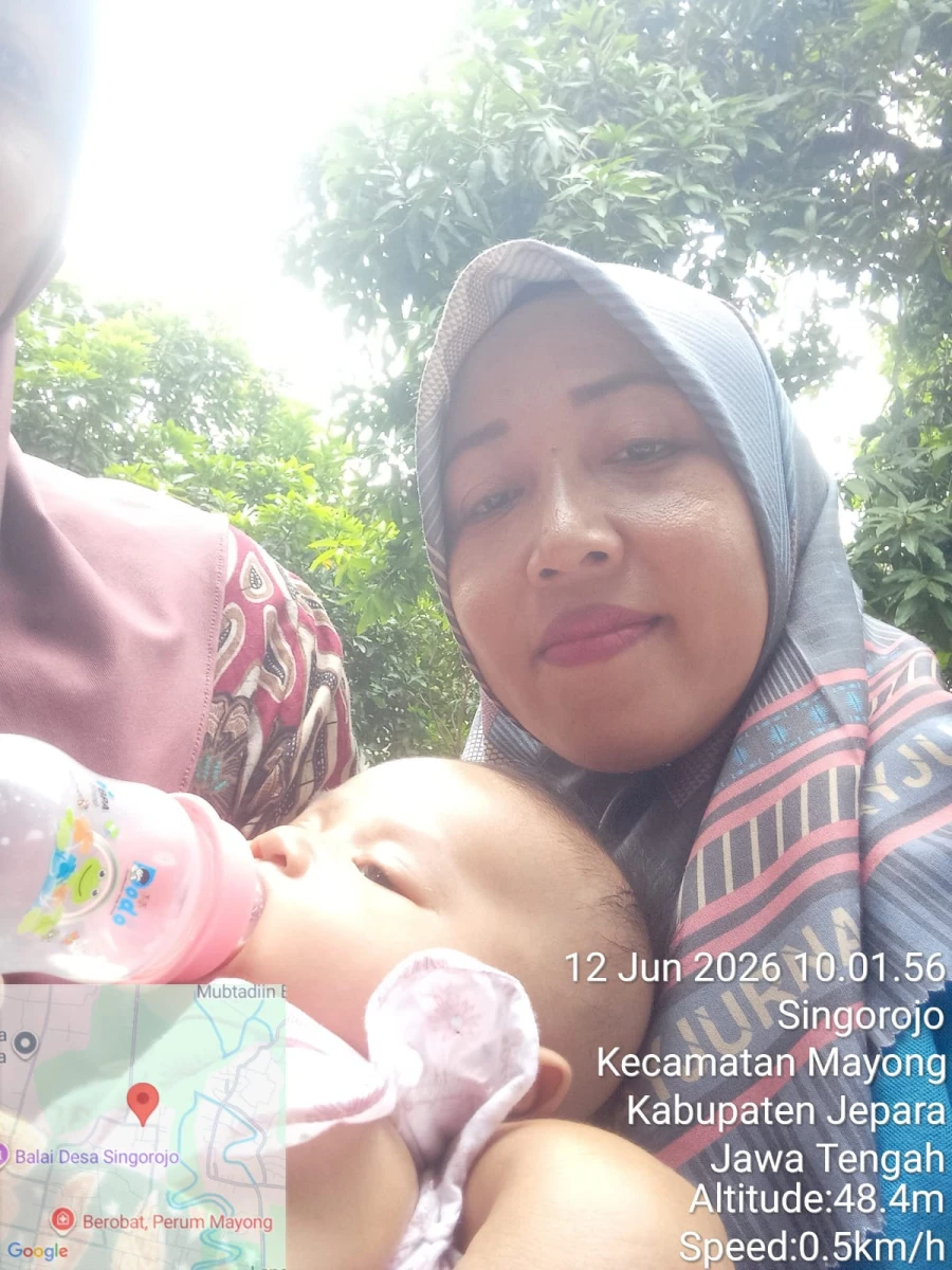 Giat Pemantauan Kesehatan Balita: Kader TPK Kunjungi Ibu Balita Zea Alfatunnisa