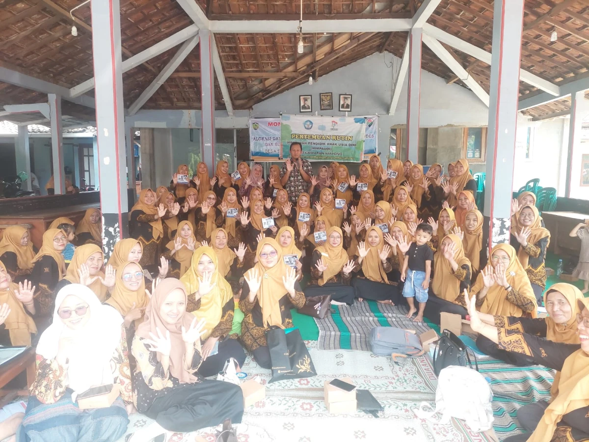 Pertemuan Himpaudi kecamatan Mayong