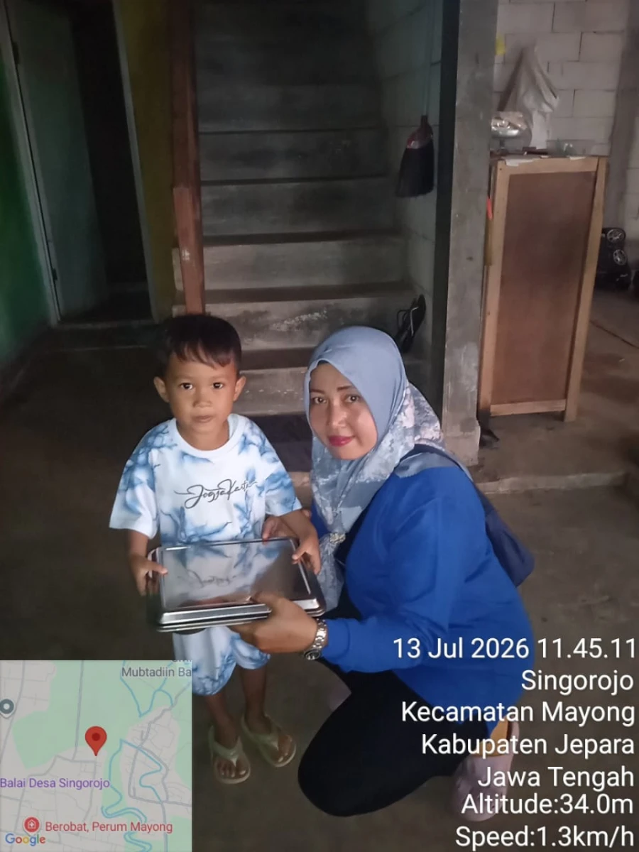 Kunjungan Kader TPK kepada Balita Majaya RT 05/