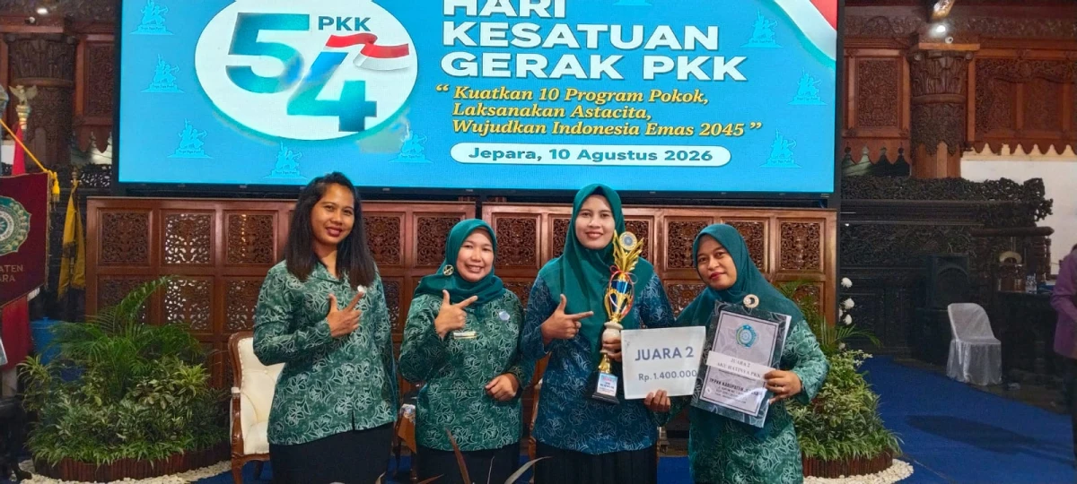 Berkarya Nyata dan Berprestasi: Momen Manis TP PKK Donorojo di HKG-PKK ke-54 Jepara