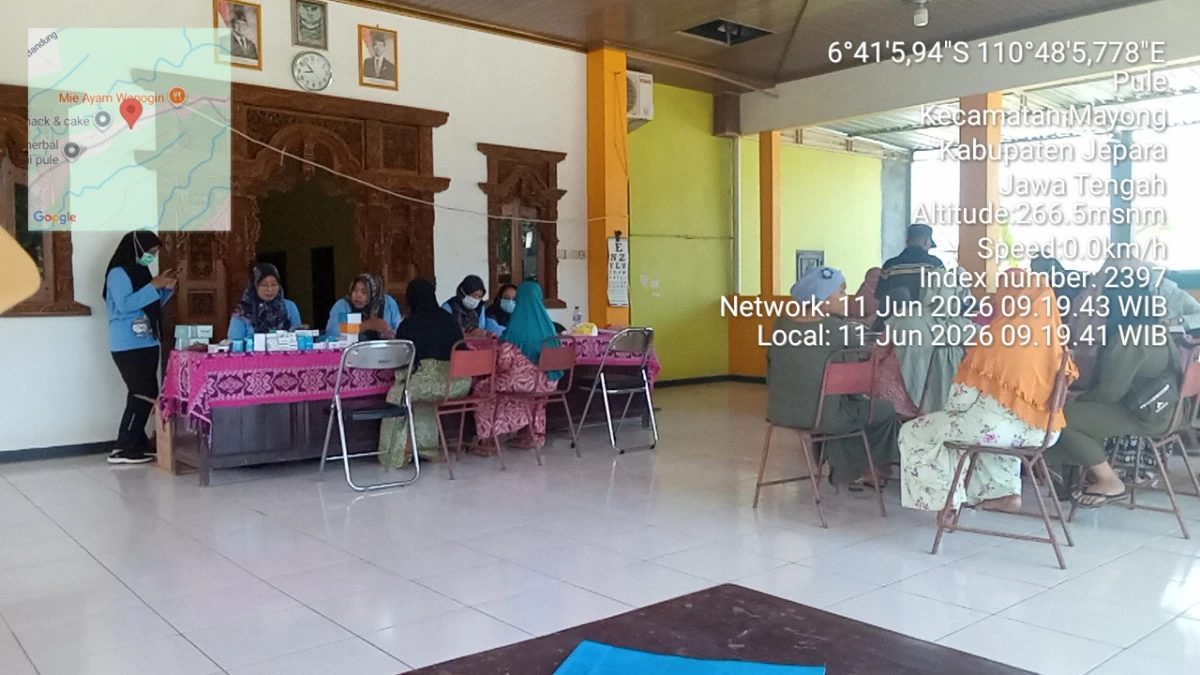 PEMERIKSAAN KESEHATAN DESA PULE OLEH PUSKESMAS MAYONG 2
