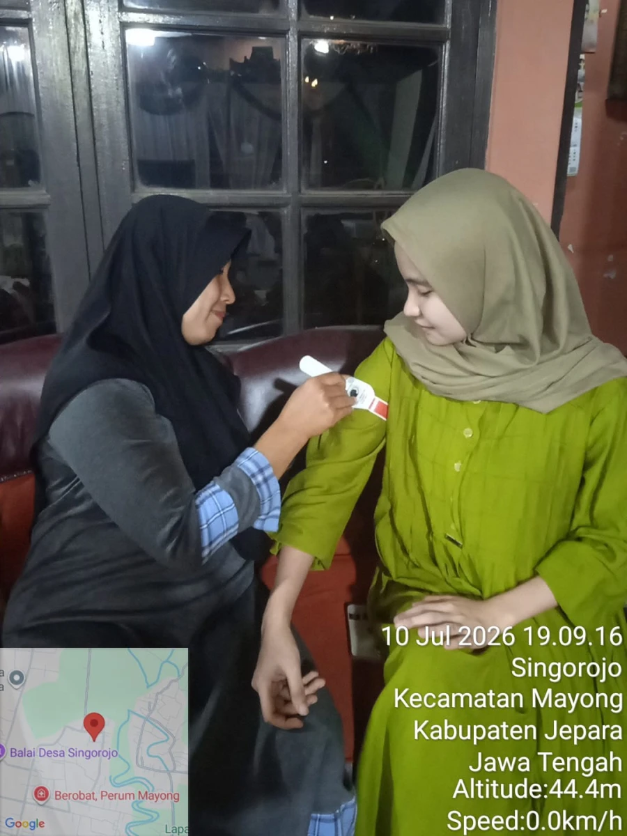 Kader TPK Melaksanakan Kunjungan Pendampingan Calon Pengantin pada 10 Juli 2026