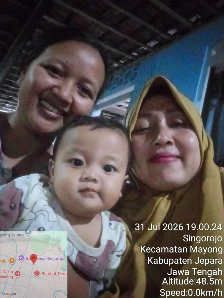 Kunjungan Lapangan Kader TPK Kepada Balita an. Abdul Hadi Ahmad (RT 02 RW 02)
