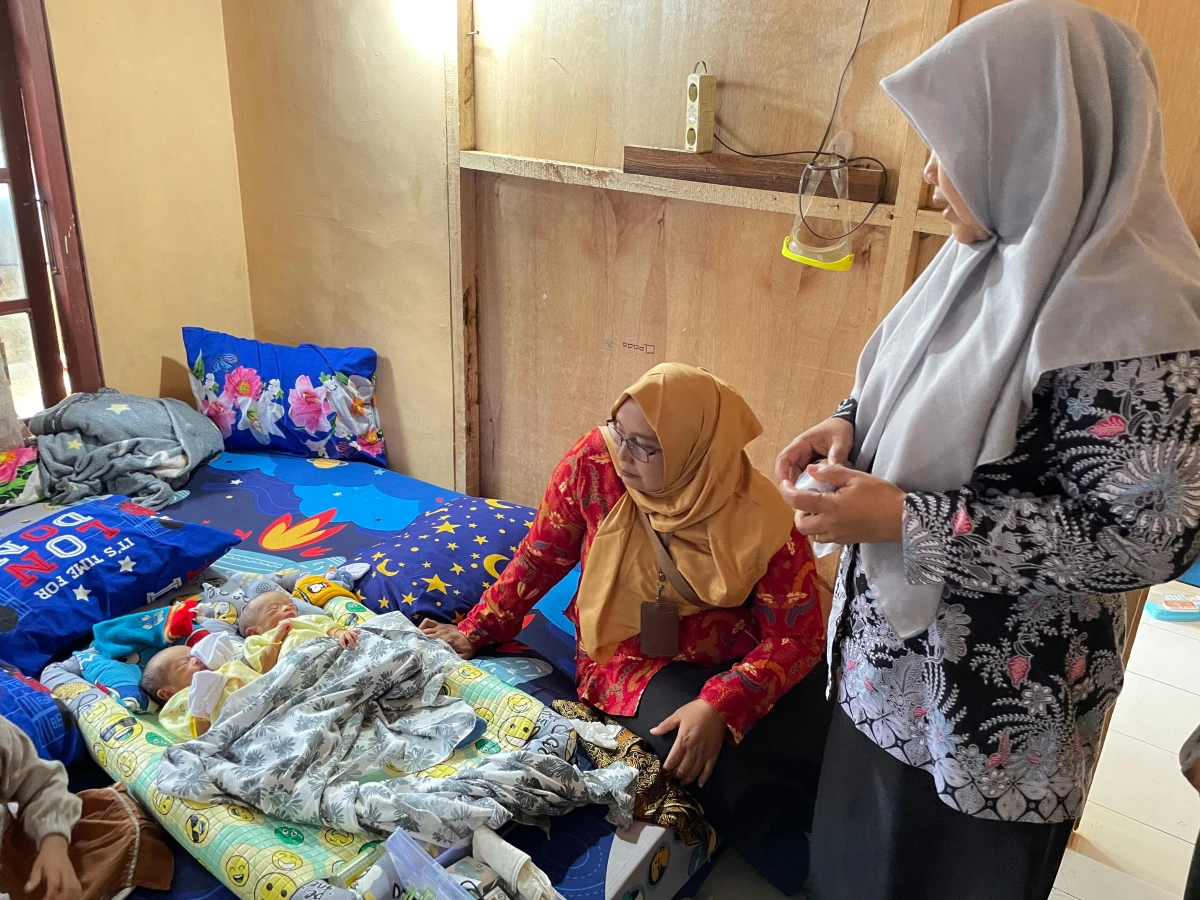 Kunjungan bayi kembar, prematur, BBLR pancur 2026