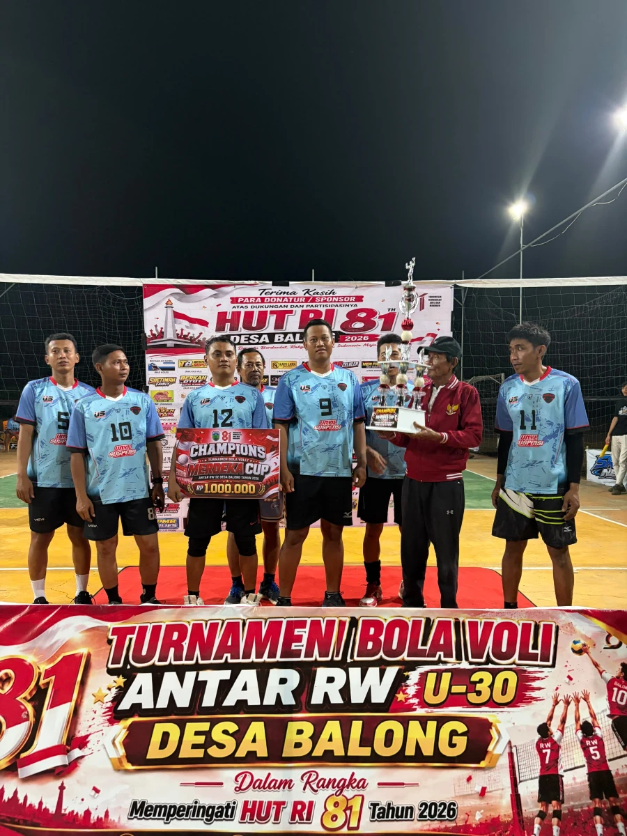 Turnamen Bola Volly antar RW