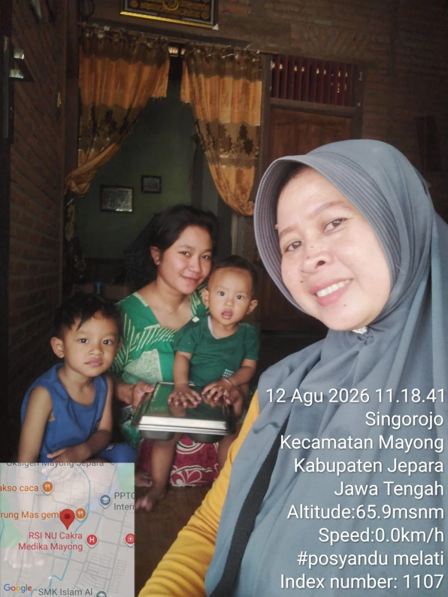 PENDAMPINGAN DAN PENYALURAN MBG 3B DI POSYANDU MELATI