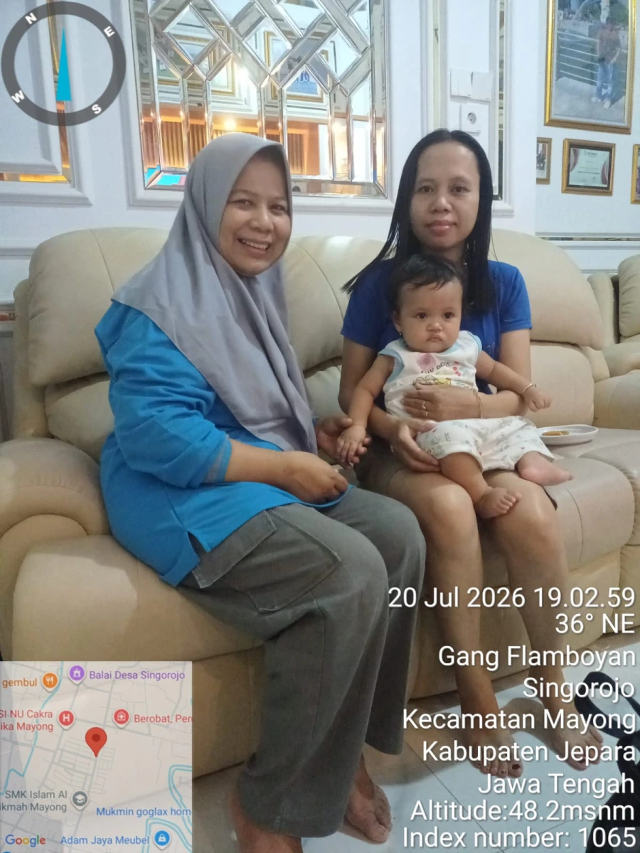 Kunjungan Kader TPK ke Balita Aurelia Meylisa Nomleni