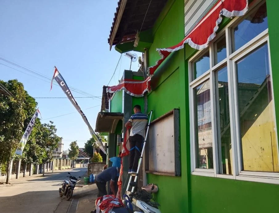 Kerja bakti menyambut HUT RI ke 81