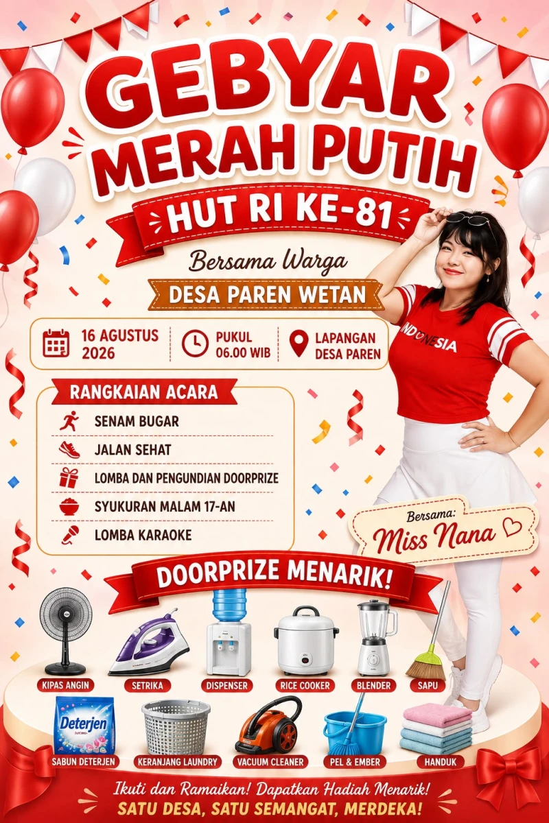 Lomba 17 Agustus HUT Republik Indonesia 