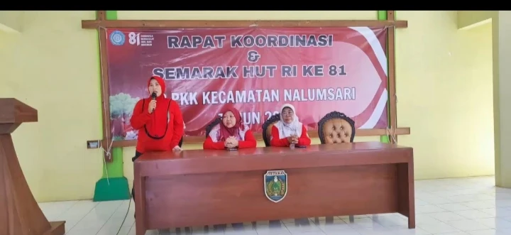 RAPAT KOORDINASI DAN SEMARAK HUT KE 81 TP PKK KECAMATAN NALUMSARI TAHUN 2026