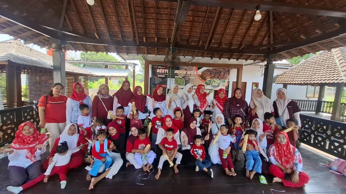Semangat Kemerdekaan! PAUD Mata Hati Desa Tegalsambi Meriahkan HUT ke-81 Republik Indonesia dengan Senam dan Jalan Sehat