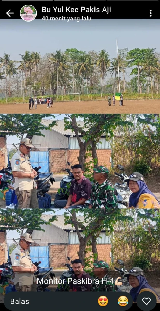 Monitoring Latihan Paskibraka HUT RI ke-81