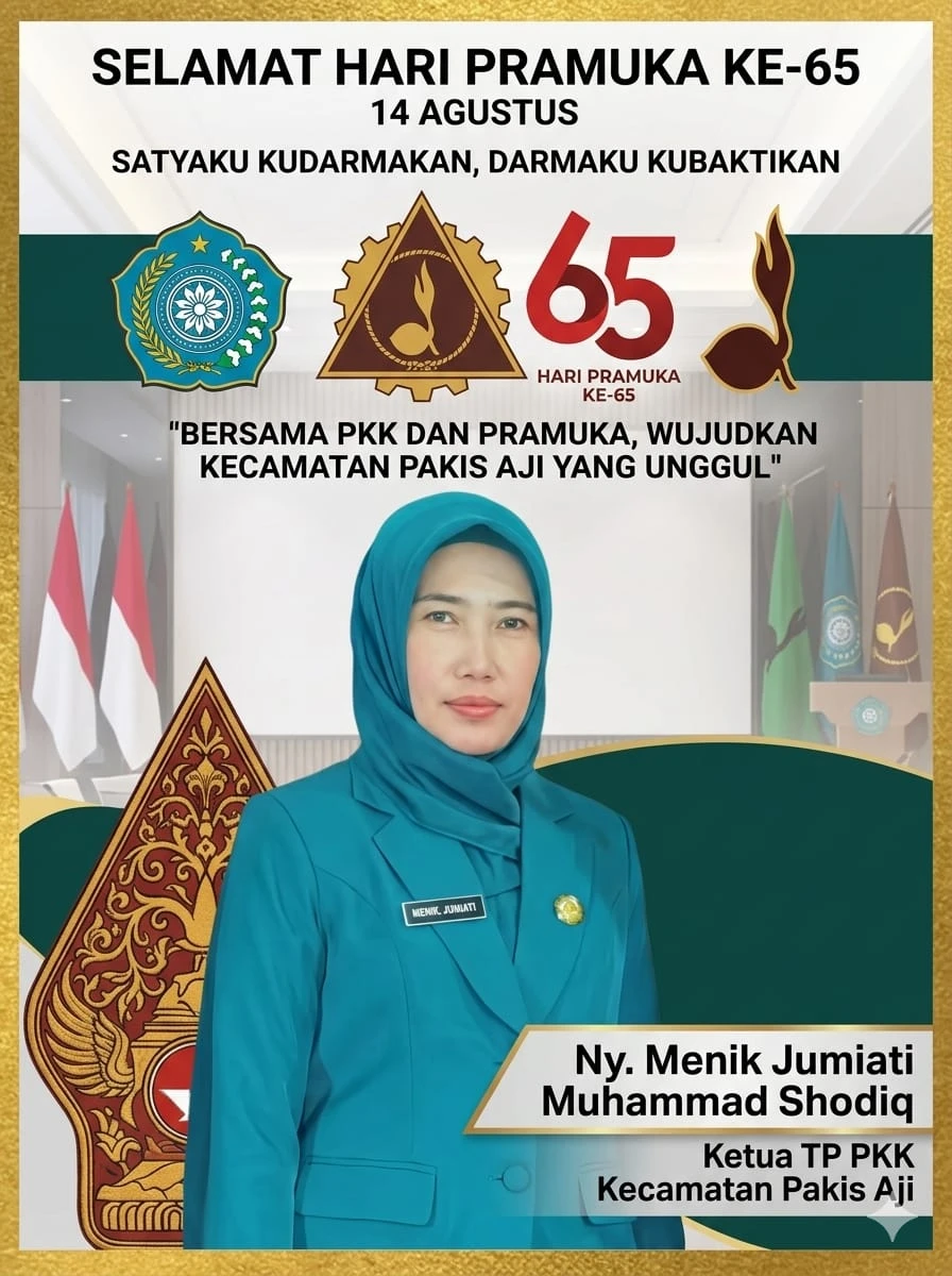 PENYAMPAIAN UCAPAN SELAMAT HARI PRAMUKA KE-65
