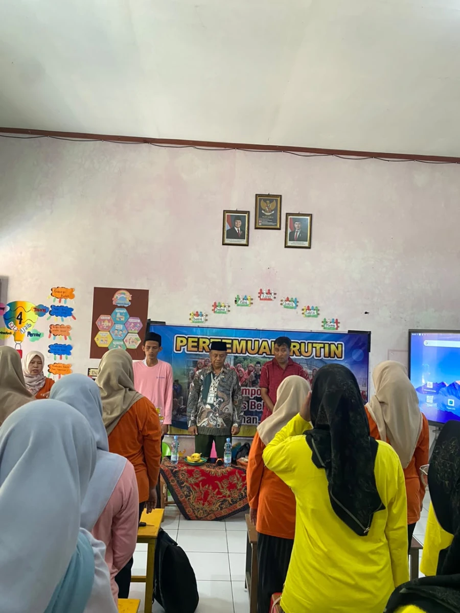  Pertemuan rutin gugus di TK.Roundhotul Tholibin Desa Kedungsari Mulyo