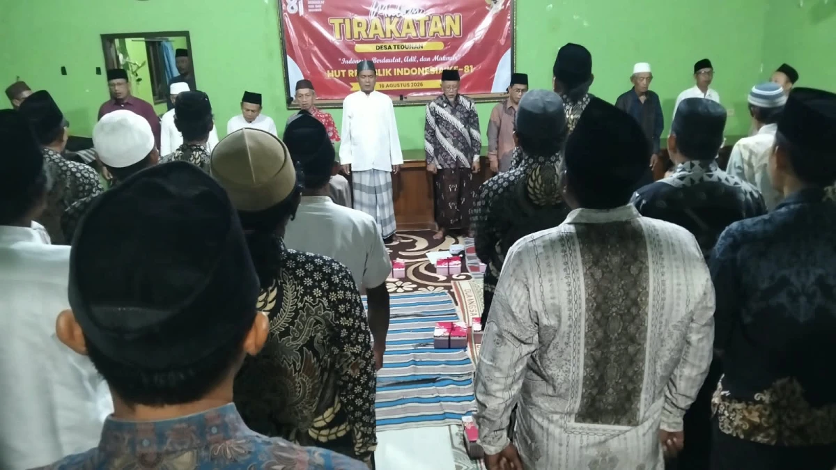Malam Tirakatan Desa Tedunan