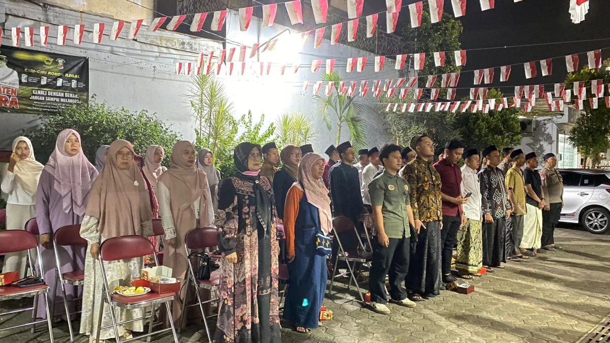 Tasyakuran HUT RI 81 di pendopo kecamatan Kedung 