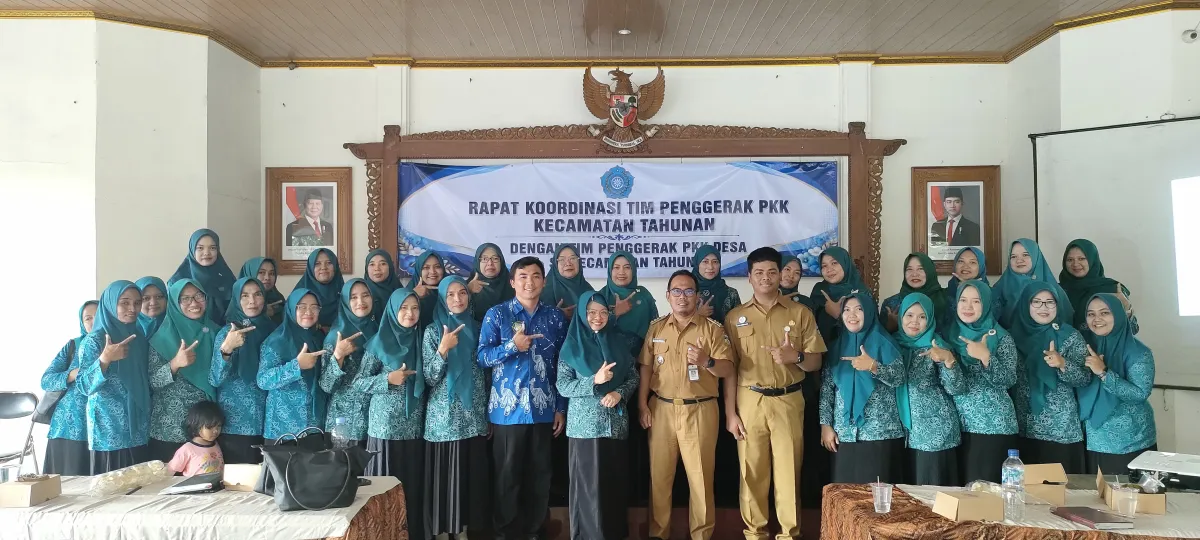 Rapat Koordinasi TP. PKK Kecamatan Tahunan dengan TP. PKK Desa se Kecamatan Tahunan