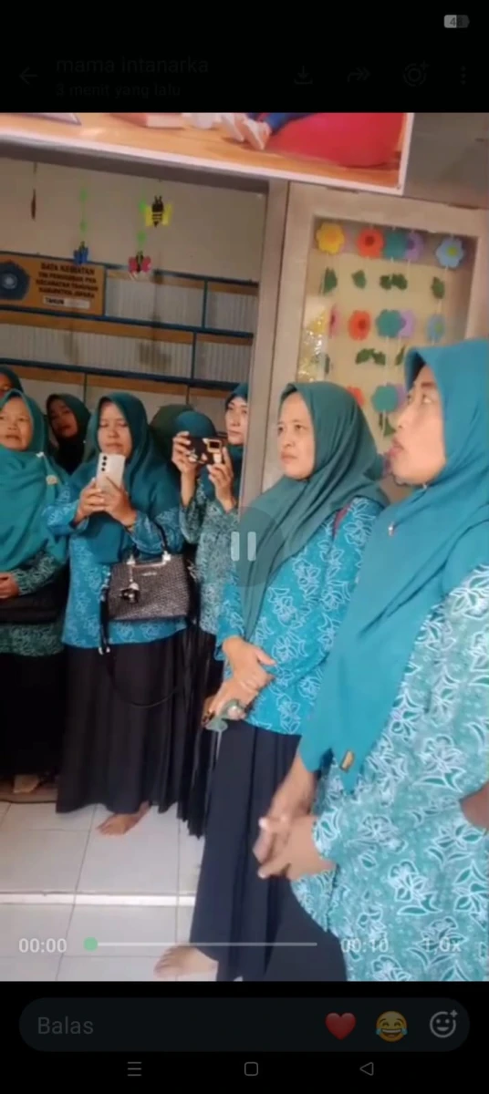 DISKUSI FATAN DENGAN POKJA I TP PKK DESA PLATAR