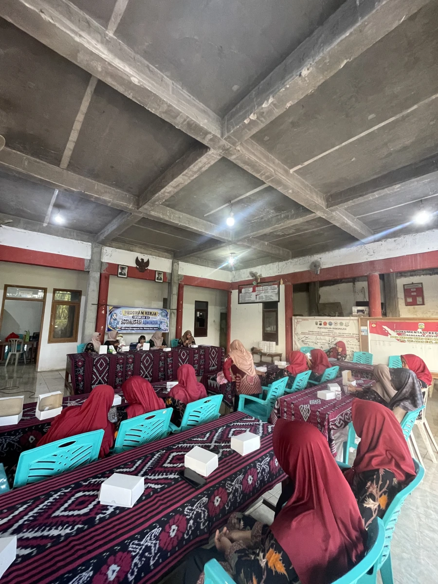 Program Kerja Pokja 1 Sosialisasi ADMINDUK