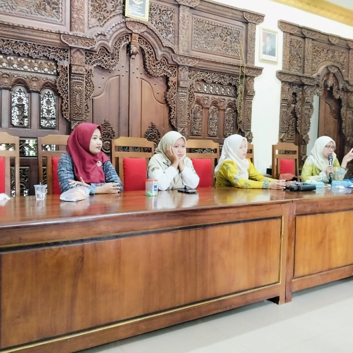 Rakor PKK Desa Kaliaman bulan Agustus
