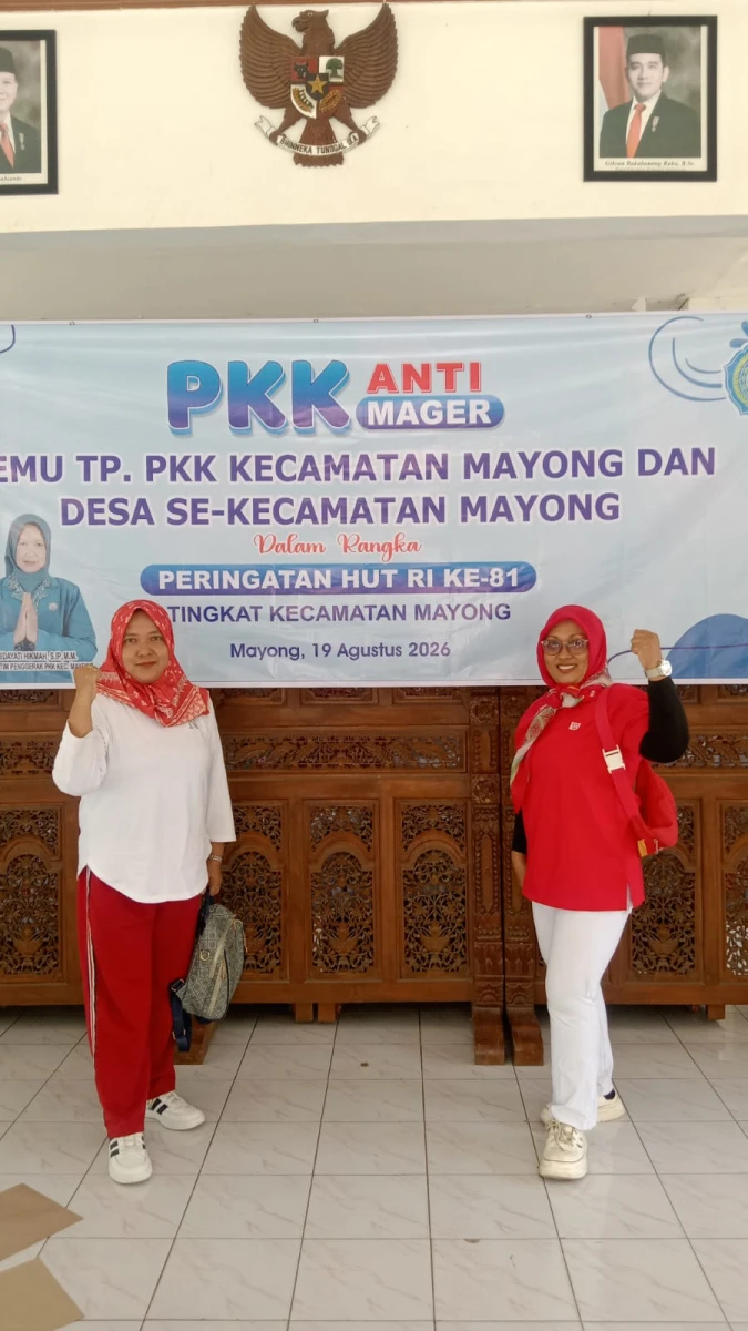Kegiatan pkk anti mager dikecamatan mayong