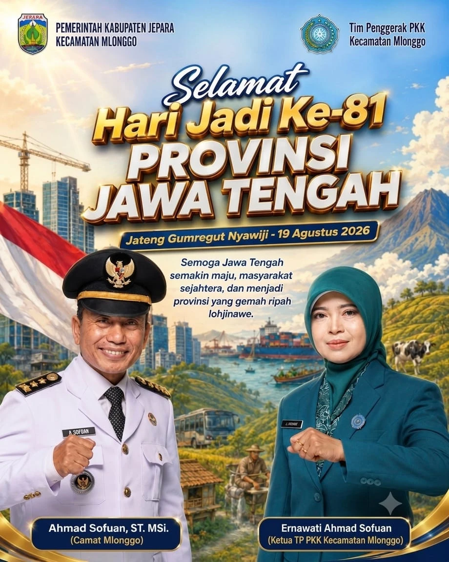 Jateng Gumregut Nyawiji: Selamat Hari Jadi ke-81 Provinsi Jawa Tengah