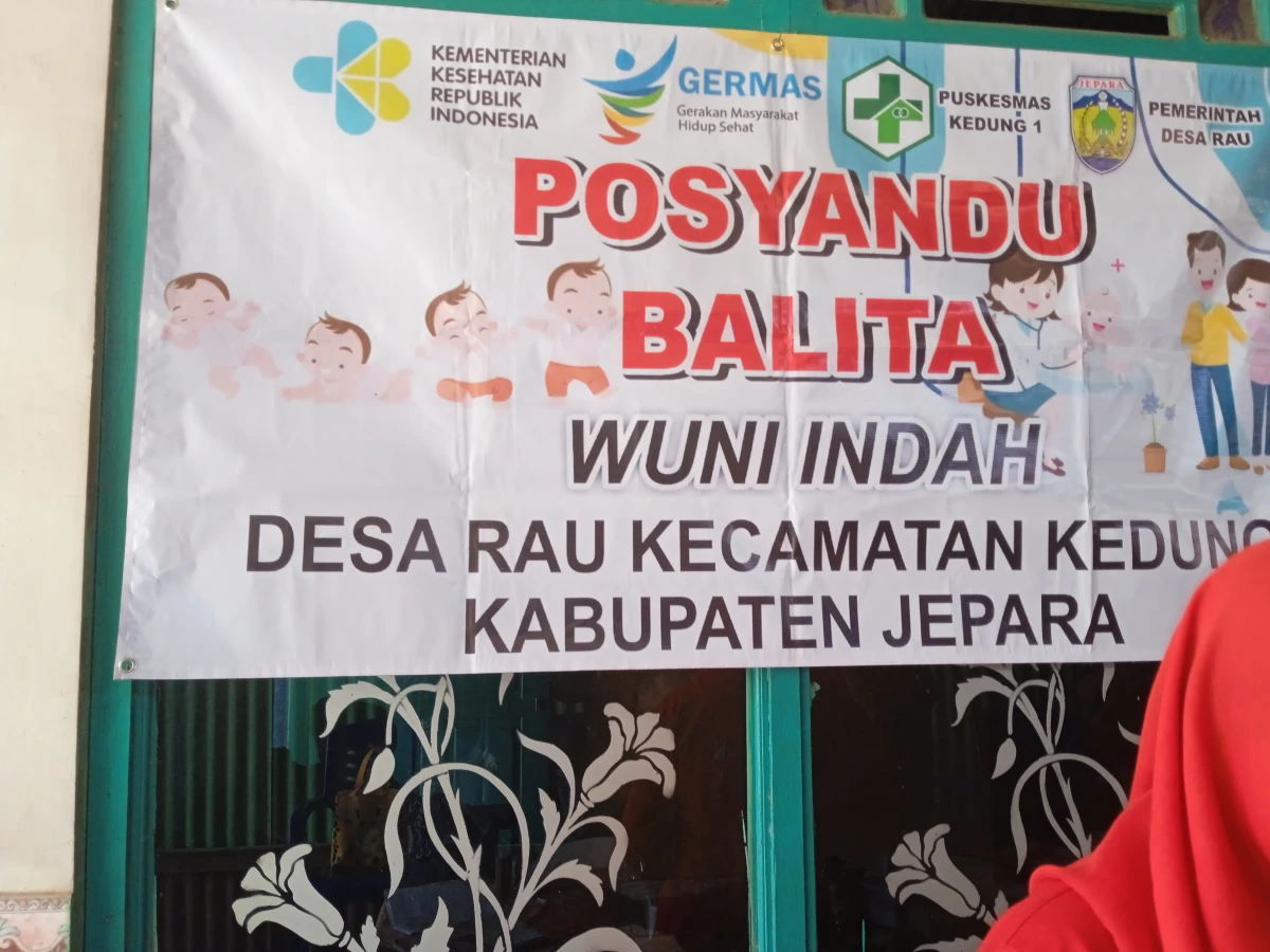 Kegiatan posyandu wuni indah Desa Rau