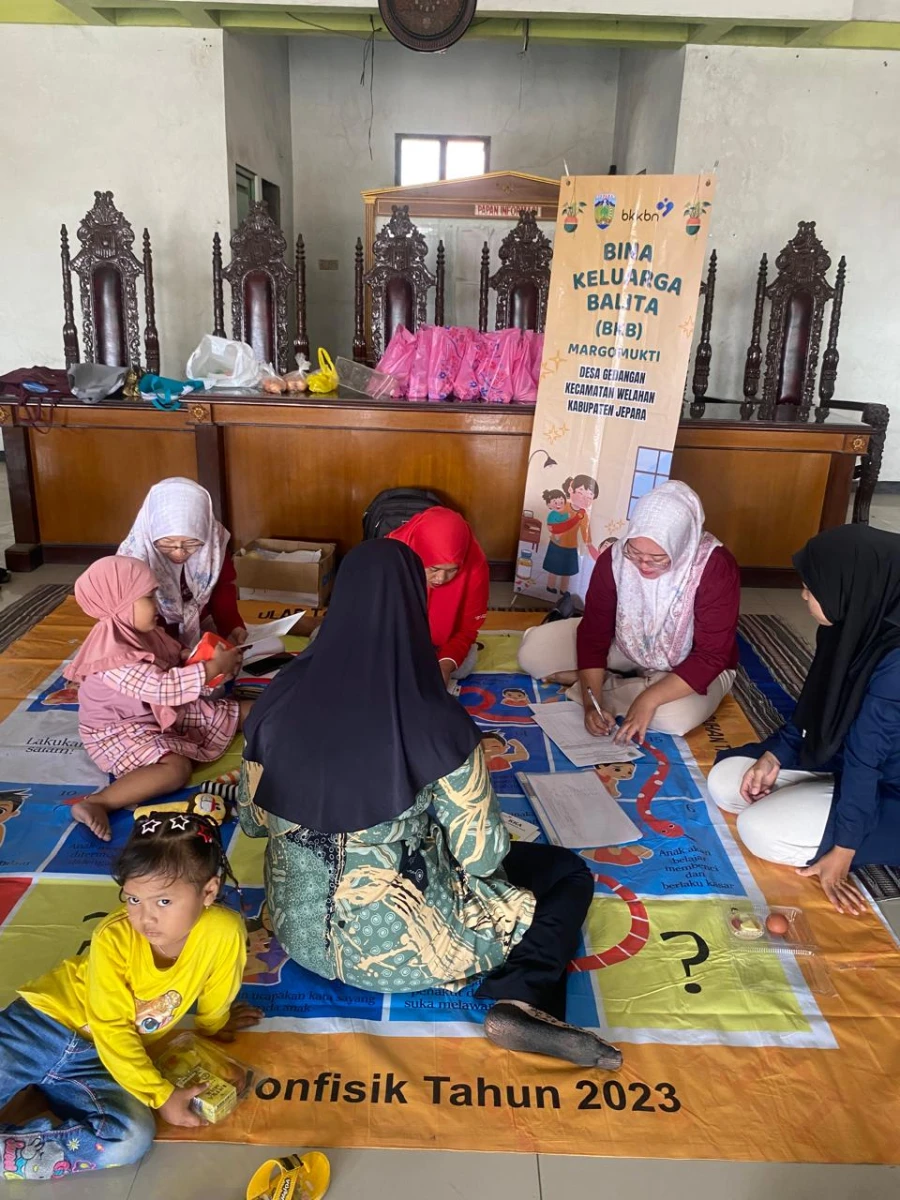 Pelaksanaan BKB (Bina Keluarga Balita) Margo Mukti desa gedangan periode bulan Agustus 2026