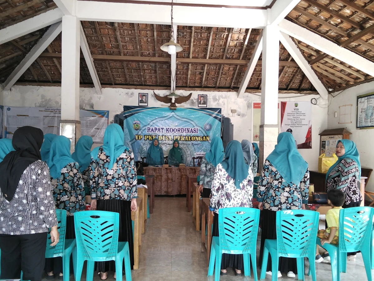 Rakor tp pkk desa pekalongan 