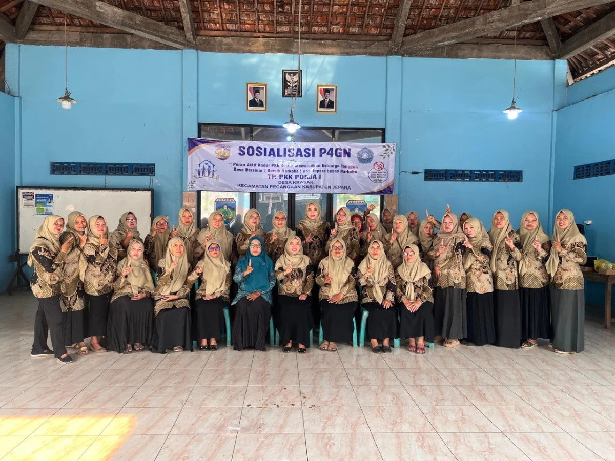 SOSIALISASI P4GN DI PERTEMUAN PKK DESA