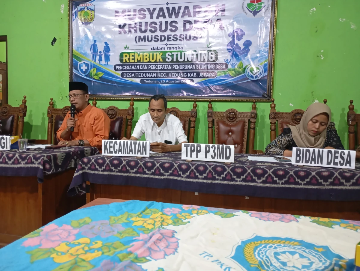 Musyawarah Desa Khusus( Musdessus ) Desa Tedunan